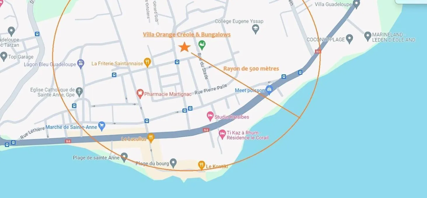 Holiday home Villa Orange Creole & Bungalows Sainte-Anne